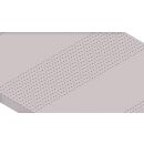 Hochwertiger 7-Zonen Visco-/Gelschaum TOPPER PREMIUM VISCO mit innovativer Klimalochbohrung 90/190 Cool-Touch-Bezug (Stoff 65% Polyester / 35% Viskose, Füllung 100% Polyester)