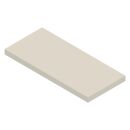 High-Tech Schaum Matratze BASIC KS MIDI 100/190 H2 Silber-Bezug (Stoff 70% Polyester / 30% Viskose, Füllung 100% Polyester)